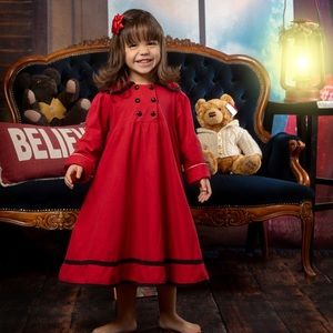 Girl’s EIEIO Cotton Peter Pan Dress